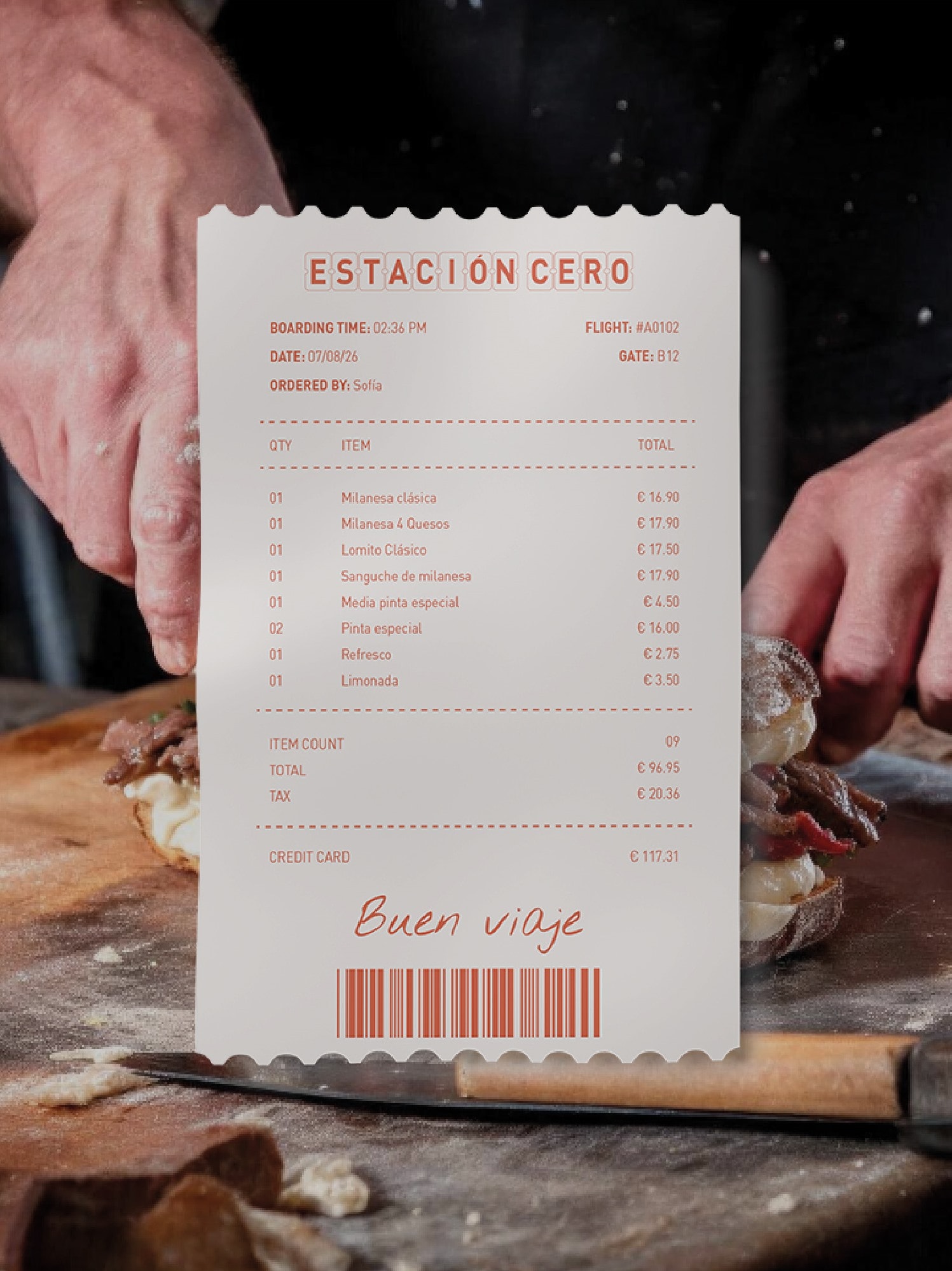 Ticket de Estación Cero: buen viaje