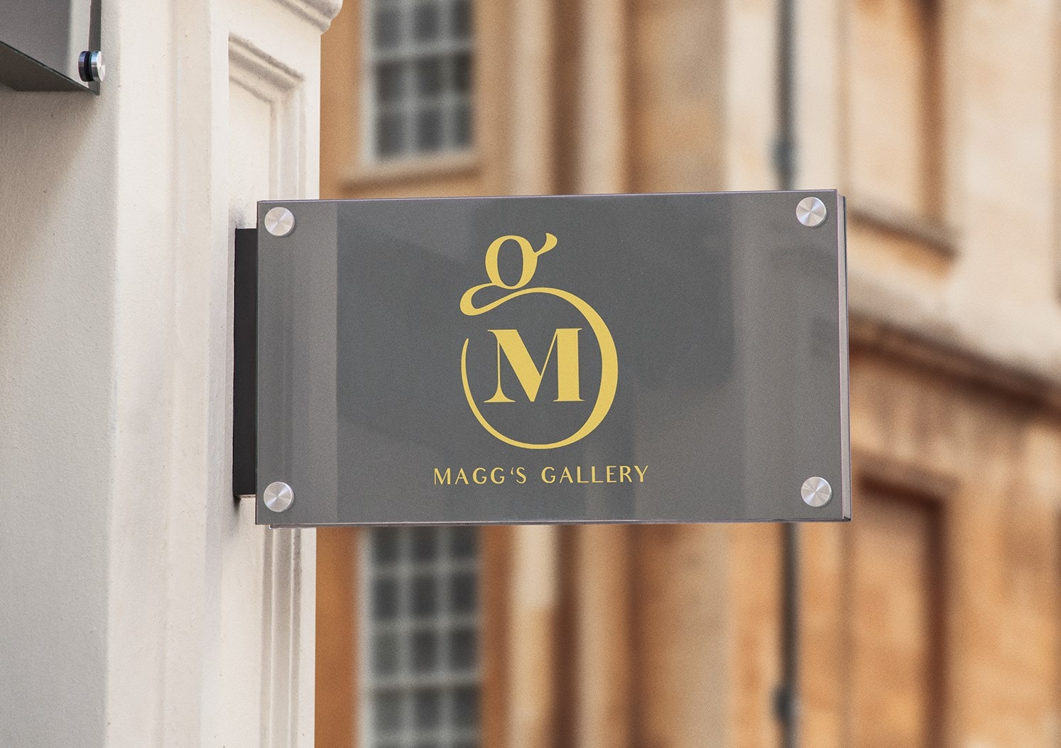 Placa exterior de Magg's Gallery